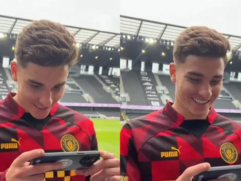 "Ni yo me lo creo": la desopilante reacción de Julián a su propio golazo