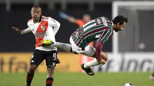 River se mide con Fluminense en Brasil. (Foto: Getty).
