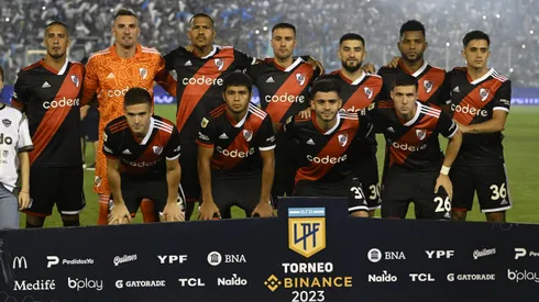 Los once de River que salieron a jugar contra Atlético Tucumán.