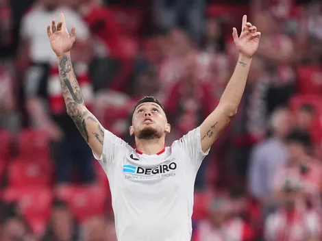 Ocampos marcó un gol agónico para darle más alivio al Sevilla