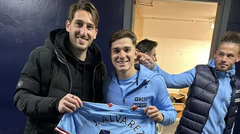 El reencuentro de Julián con Fran Ravizzoli, ex arquero de la Reserva de River.