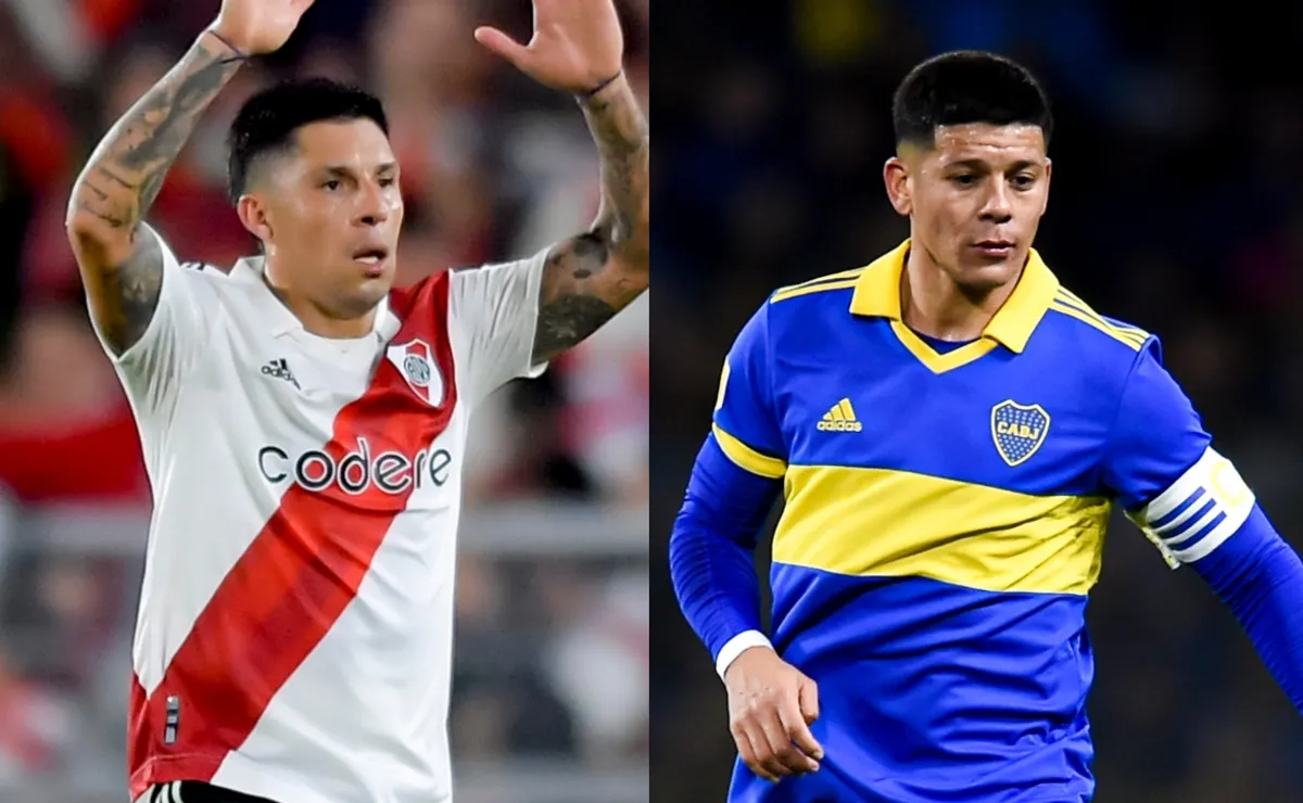 Enzo Pérez tuvo un fuerte cruce jamás conocido con Marcos Rojo. (Foto: Getty).