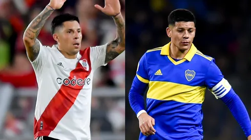 Enzo Pérez tuvo un fuerte cruce jamás conocido con Marcos Rojo. (Foto: Getty).