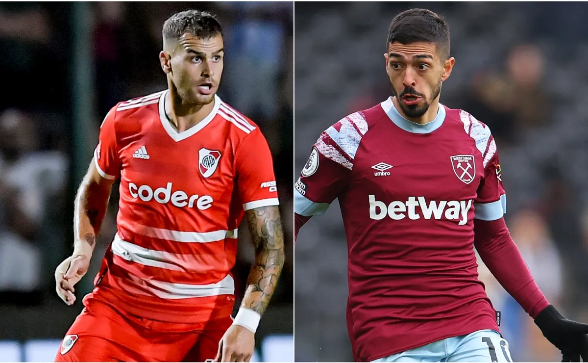 Leandro González Pirez y Manuel Lanzini.