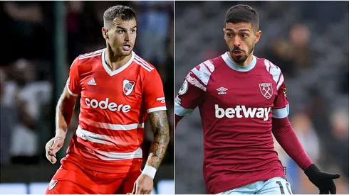 Leandro González Pirez y Manuel Lanzini.