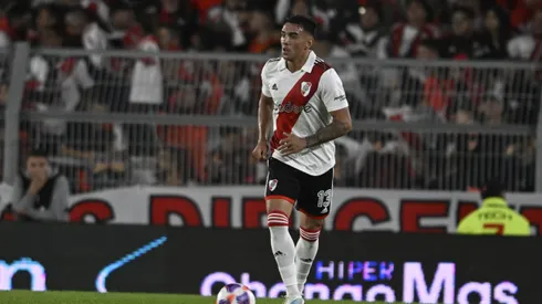 Enzo Díaz fue amonestado en el segundo tiempo. (Foto: La Página Millonaria / Diego Halasz).