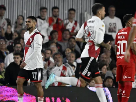 Alerta en River: Paulo Díaz se retiró lesionado