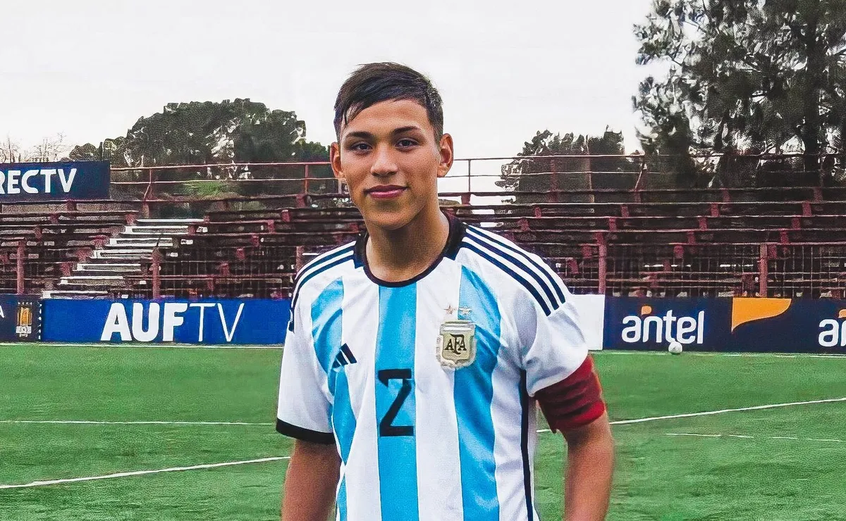 Ulises Giménez, uno de los talentos de River que brilla con la Albiceleste.