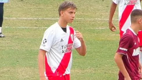 El hijo mayor de Maxi López debutó en las Inferiores de River.