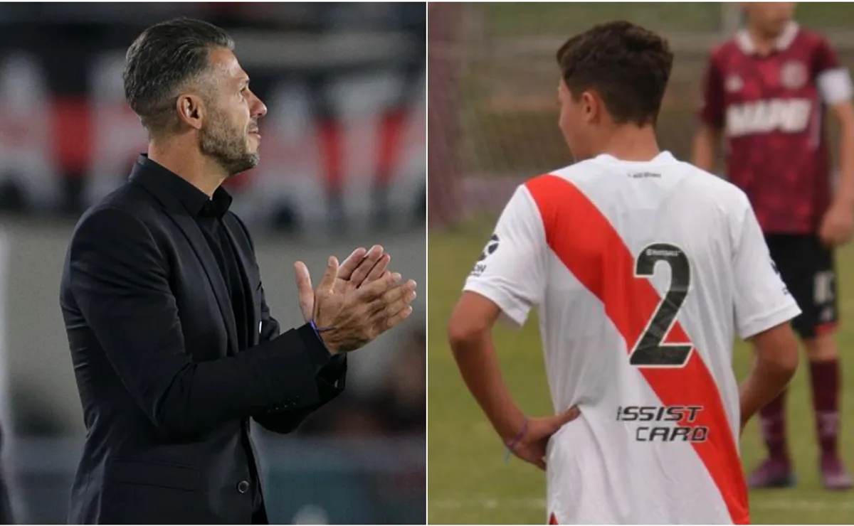 Micho habló del debut de Bastián en las Inferiores de River.