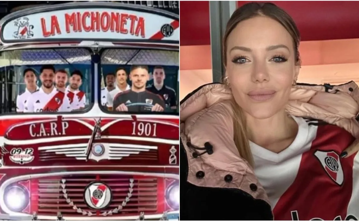 Evaneglina Anderson, contenta con el triunfo de River.