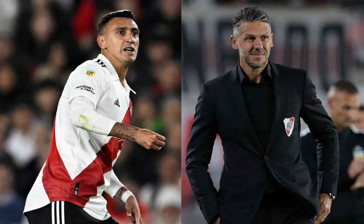 Micho y varios mimos para el cordobés en una noche muy emotiva. (Foto: LPM y Getty).