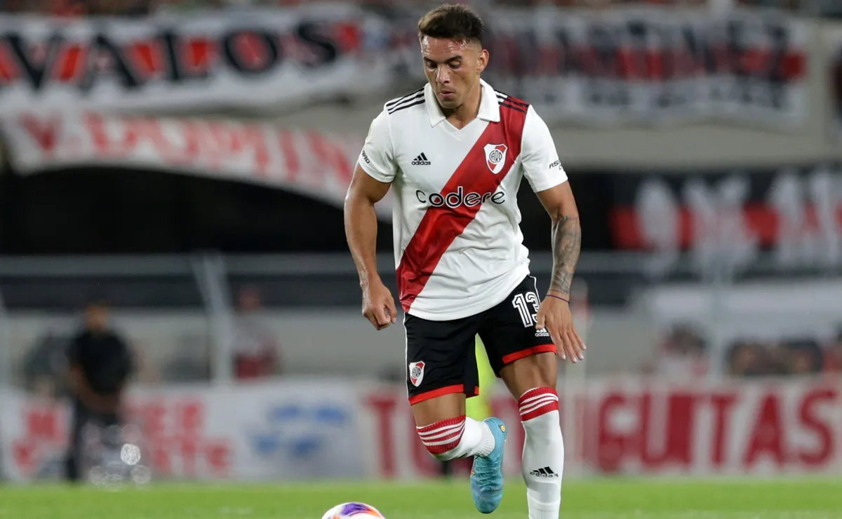 Enzo Días jugó muy bien ante Gimnasia.