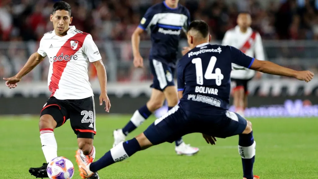La última vez entre River y Gimnasia fue por la fecha 11 de la Liga Profesional 2023: triunfo 3-0 para los dirigidos por Demichelis.