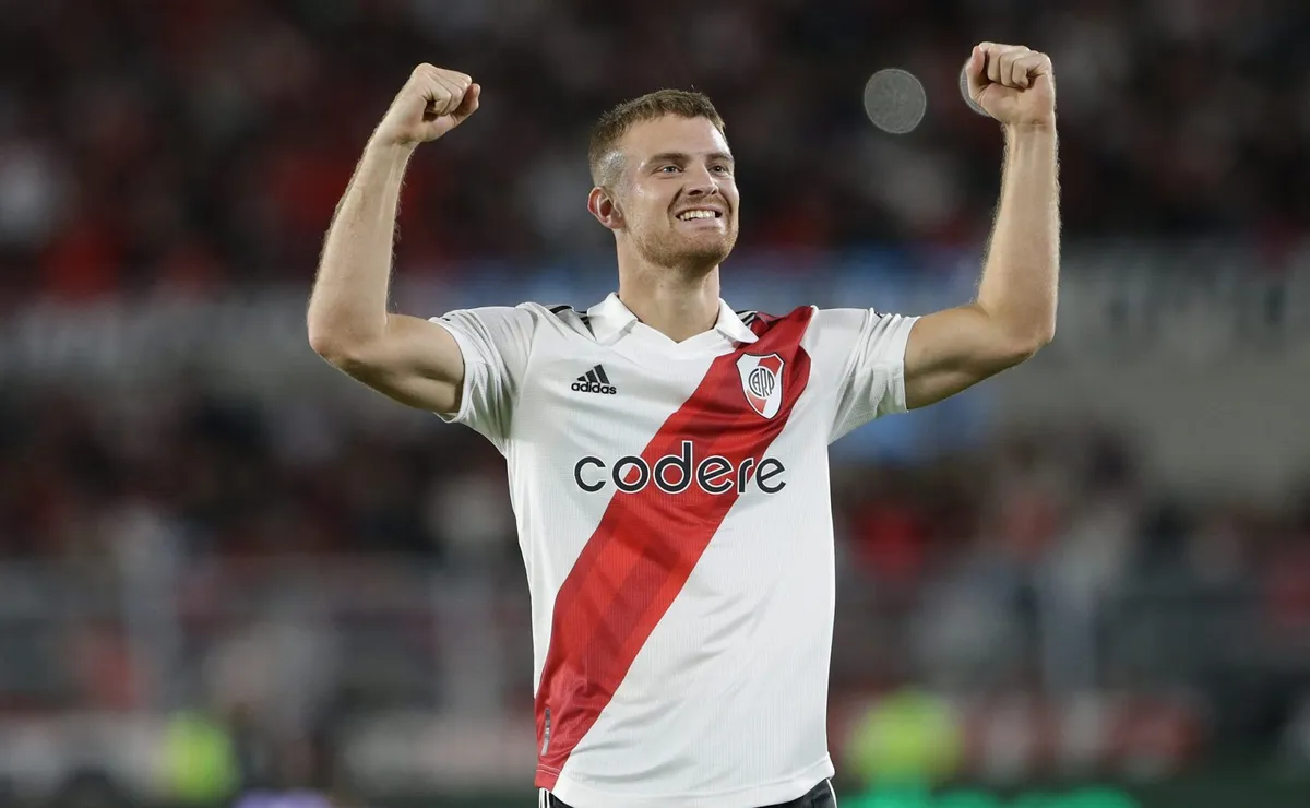 Lucas Beltrán, el delantero que quieren todos en Europa.