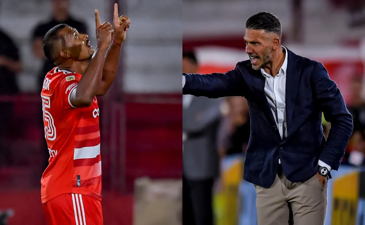 Demichelis bancó a Rondón en conferencia de prensa.