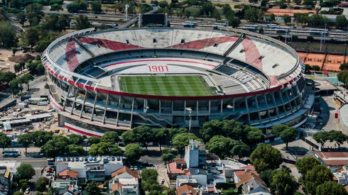 El Monumental ya está listo para recibir el superclásico del fútbol argentino.