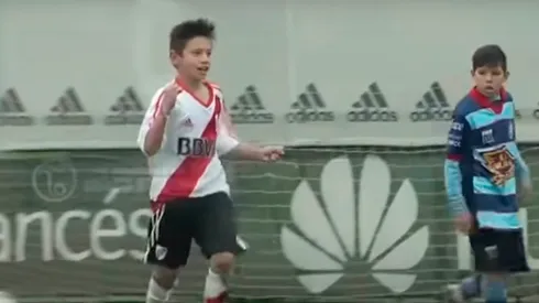 Echeverri llegó de muy chico desde Deportivo Luján