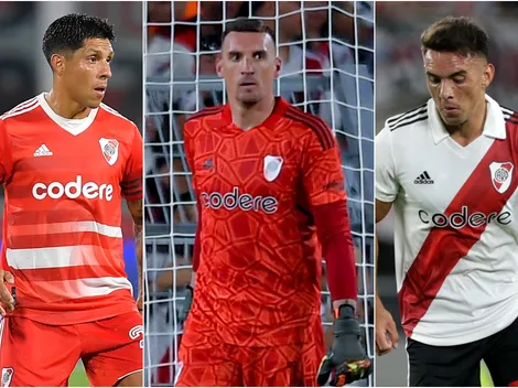 Los 7 futbolistas de River que más minutos sumaron en lo que va del año