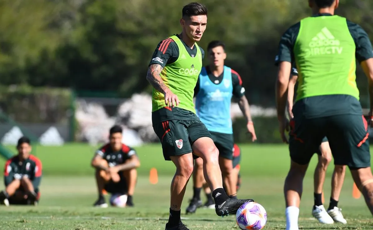 El Colo Kranevitter, con la pelota y cada día más cerca de volver a las canchas.