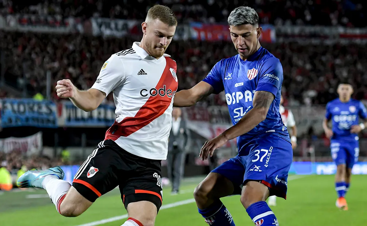 Lucas Beltrán es el goleador de la era Demichelis.