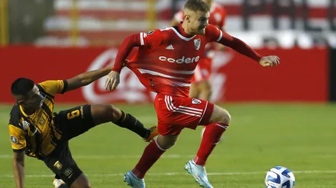 Lucas Beltrán, uno de los puntos altos del equipo de Demichelis en el encuentro jugado en Bolivia (Foto: Getty)