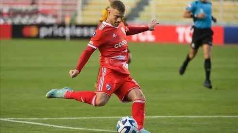 Beltrán estableció el gol del descuento en Bolivia (Foto: Prensa River)