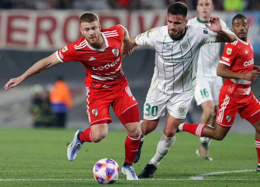 Los últimos dos partidos entre River y Banfield terminaron con una victoria para cada lado. (Foto: Getty).