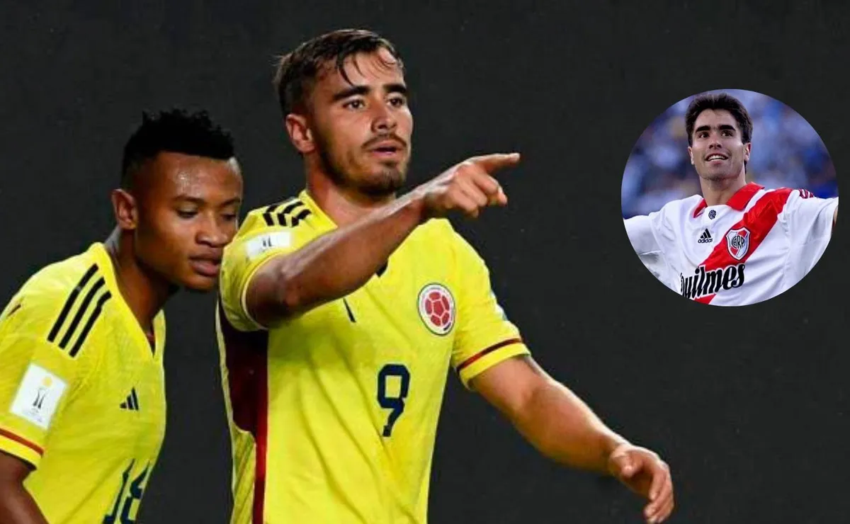 Tomás Ángel, el delantero colombiano que sueña con River.