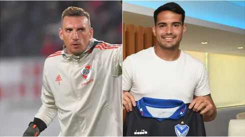 Franco Armani y Gastón Gómez.