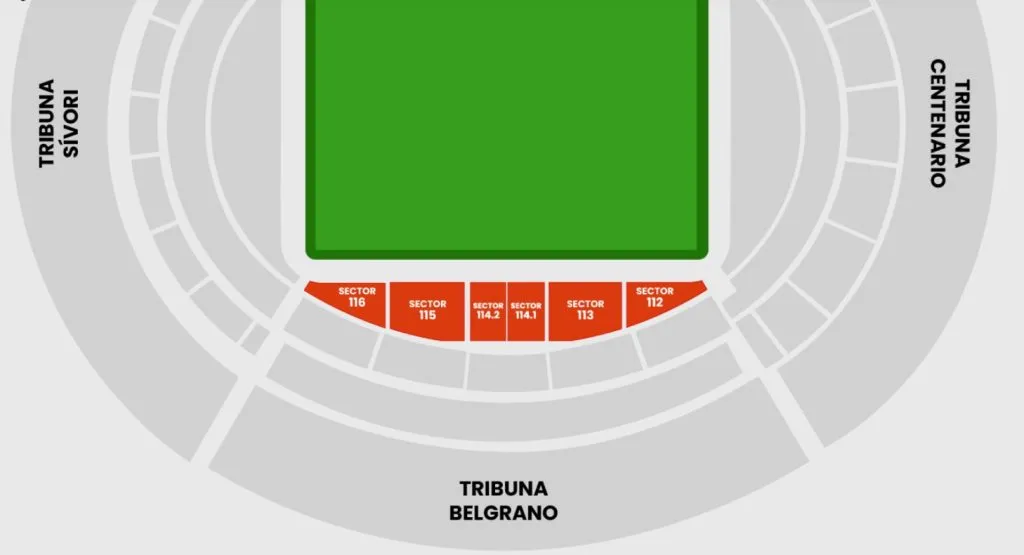 Los sectores de la Belgrano Inferior.