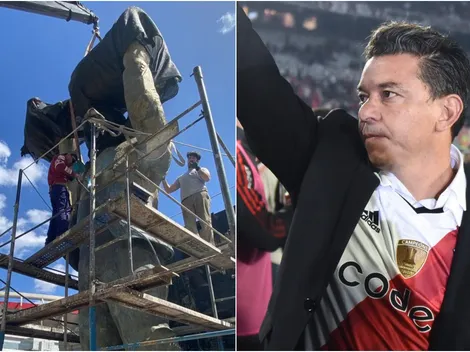 Se inaugura la estatua de Gallardo: todos los detalles de la vuelta del Muñeco al Monumental