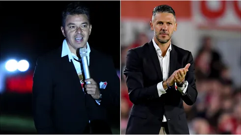 Marcelo Gallardo y Martín Demichelis.