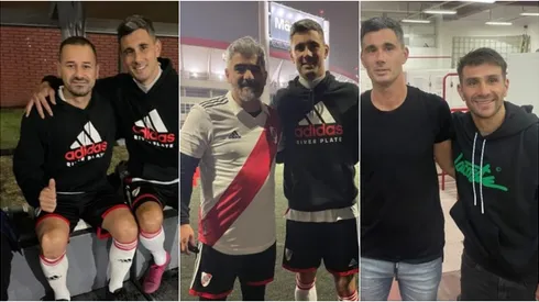 Almerares junto a Mora, Ortega y Ponzio.