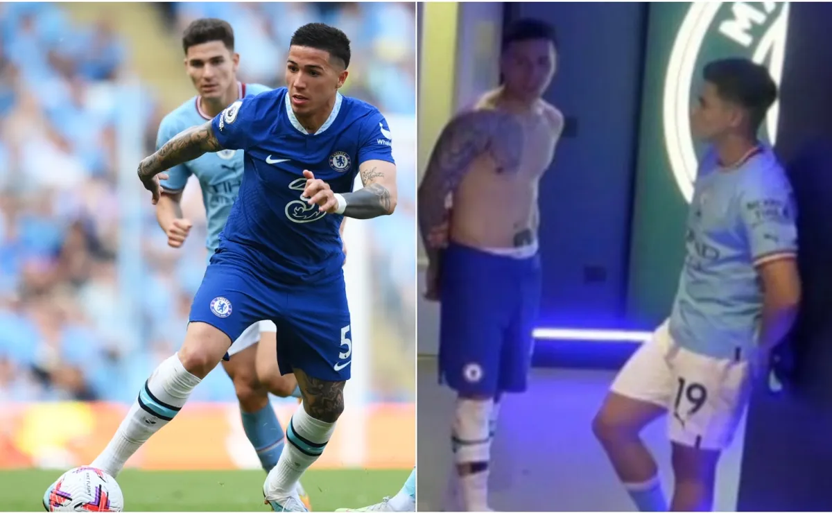 Enzo y Julián volvieron a cruzarse y compartieron un grato momento.