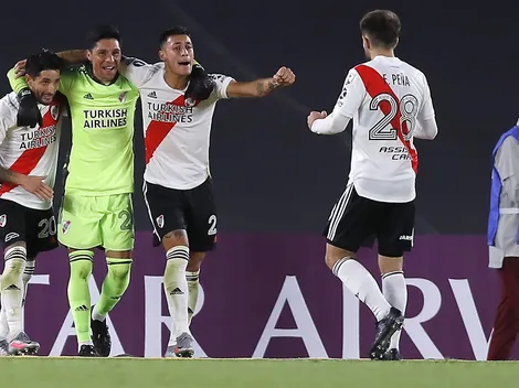 ¿Quién fue el arquero suplente de Enzo Pérez contra Santa Fe?