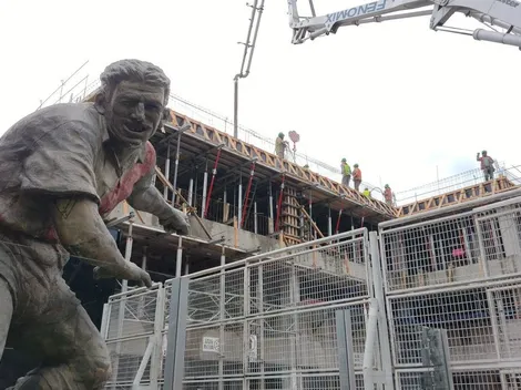 Más obras en el Monumental: estacionamientos, palcos y un novedoso puente peatonal