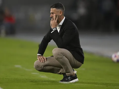 Demichelis explicó el cambio de dibujo y la salida de Aliendro: "Con Huracán nos salió bien, hoy no"