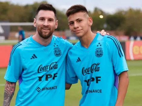 “Echeverri me hizo acordar a Messi”