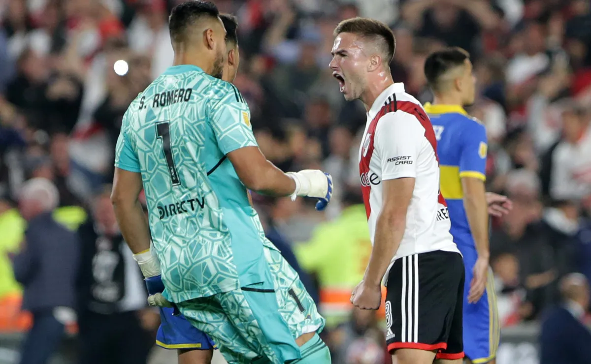 Palavecino le gritó el gol en la cara a sus rivales.