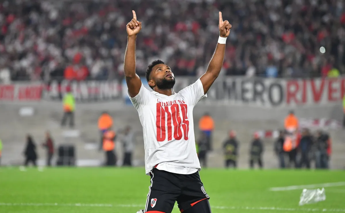 Noche consagratoria para Borja en River. (Foto: Prensa River).
