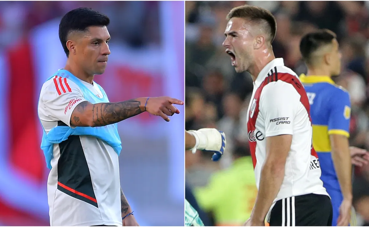 El tirón de orejas de Enzo Pérez para Palavecino luego del superclásico.