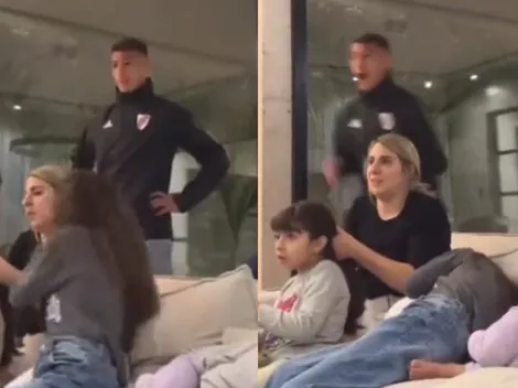 Un hincha más: el ex River que a la distancia festejó como loco el gol de Borja