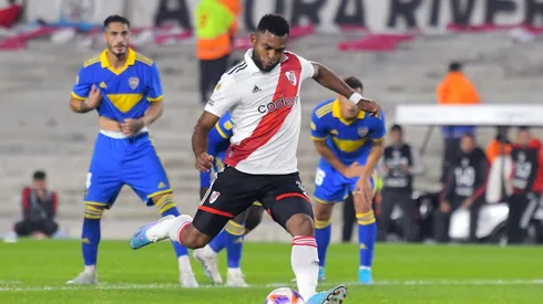 El detrás de escena de la ejecución de Borja en el Monumental. (Foto: Getty).
