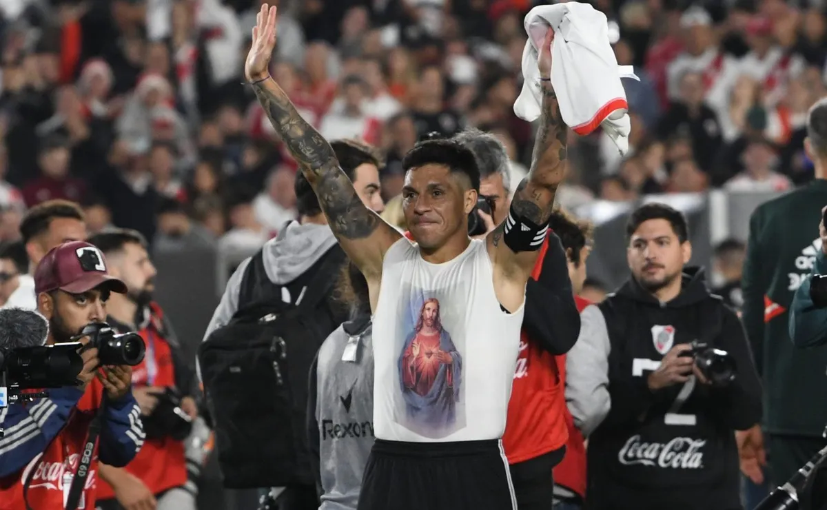Enzo, el líder indiscutido de River dentro y fuera de la cancha.
