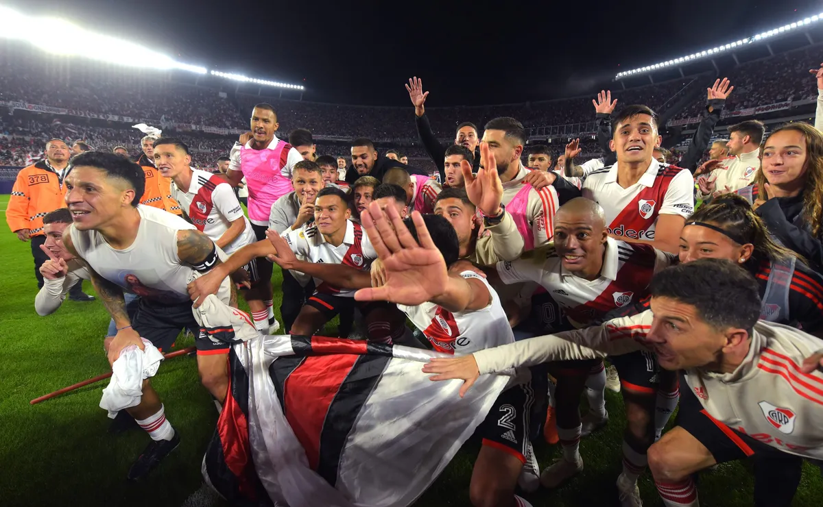 El delirio de todo River por el triunfo del superclásico.