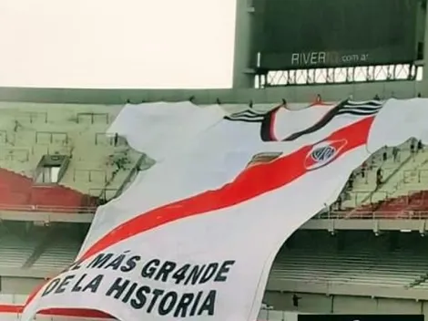 Los hinchas de River estrenarán un impresionante telón