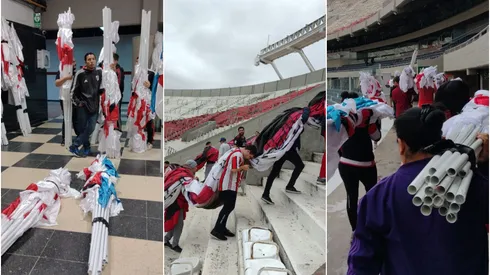 La fiesta de los hinchas de River para el superclásico, desde adentro.