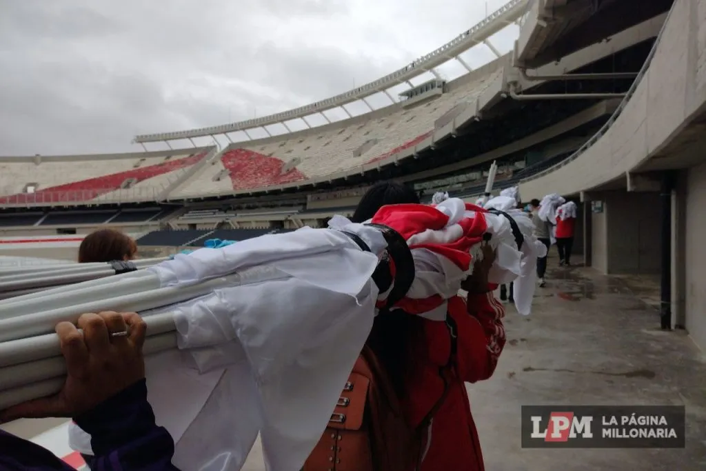 Los hinchas preparan un recibimiento histporico en el Monumental (Foto: La Página Millonaria)