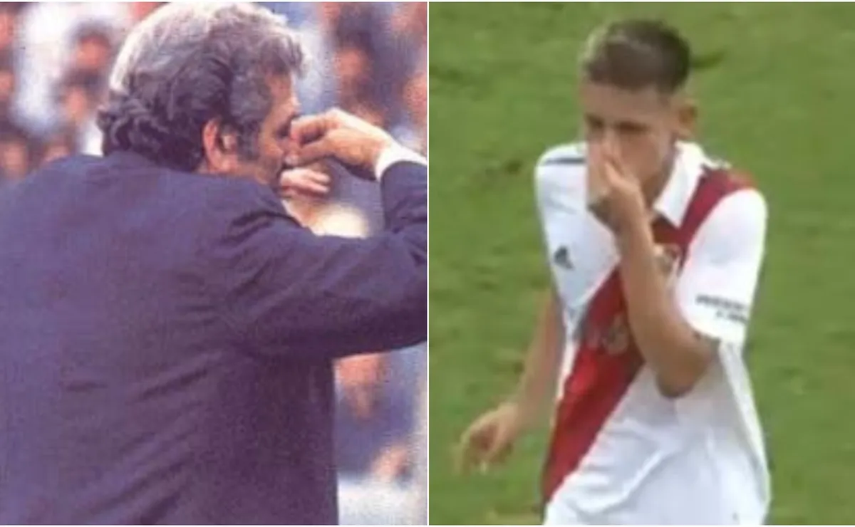 El Diablito se llevó los dedos a la nariz. ¿Hizo el gesto de Labruna?